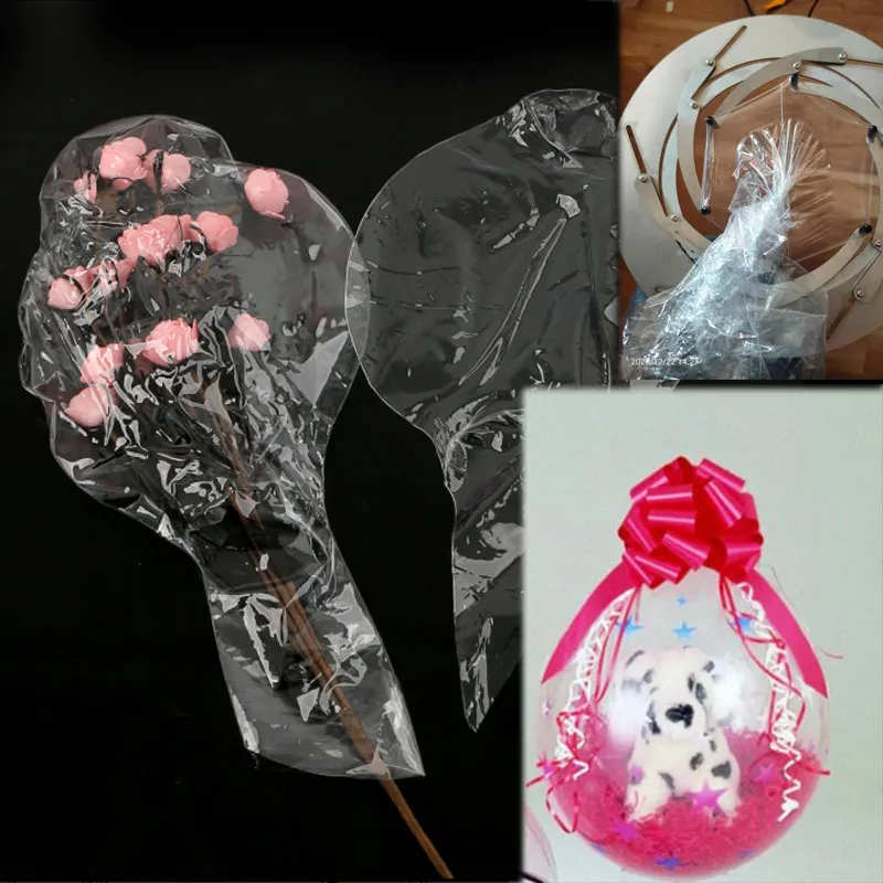 10cm Wide Mouth Balloon Transparent Wave Ball For Stuffer Packaging Machine  Fill Able Dolls Gift /Rose Or Small Ballons From Showrgift, $16.05